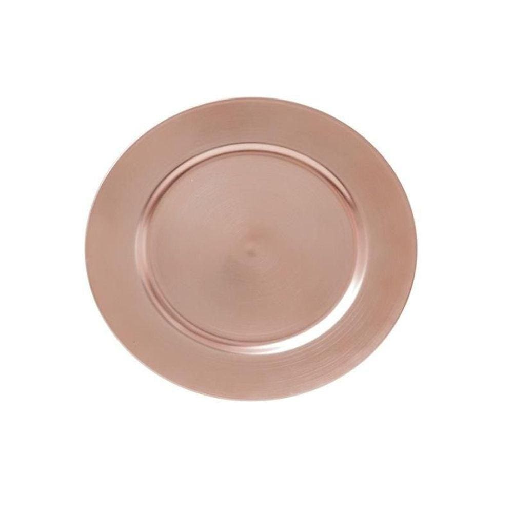 Sousplat de plástico Rosa 33cm 7710 Opala
