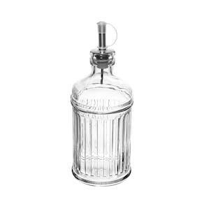 Galheteiro Porta Azeite Vidro Com Dosador Metal Vegas 500Ml
