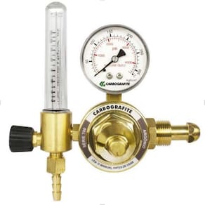 Regulador de Pressão Cilindro Argônio com Fluxometro Carbografite