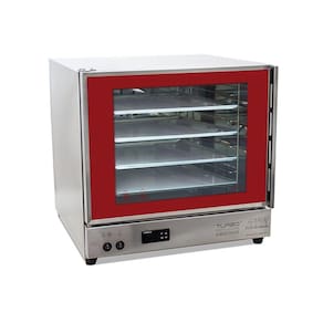 Forno Elétrico de Convecção FETP Vermelho 4 Assadeiras Modelo Turbo Professional Digital Titã