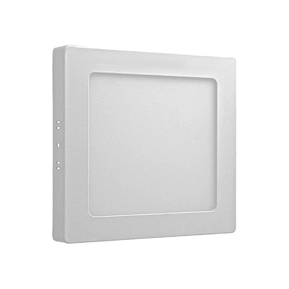 Luminária Plafon 12W Led Quadrado Sobrepor 3000K