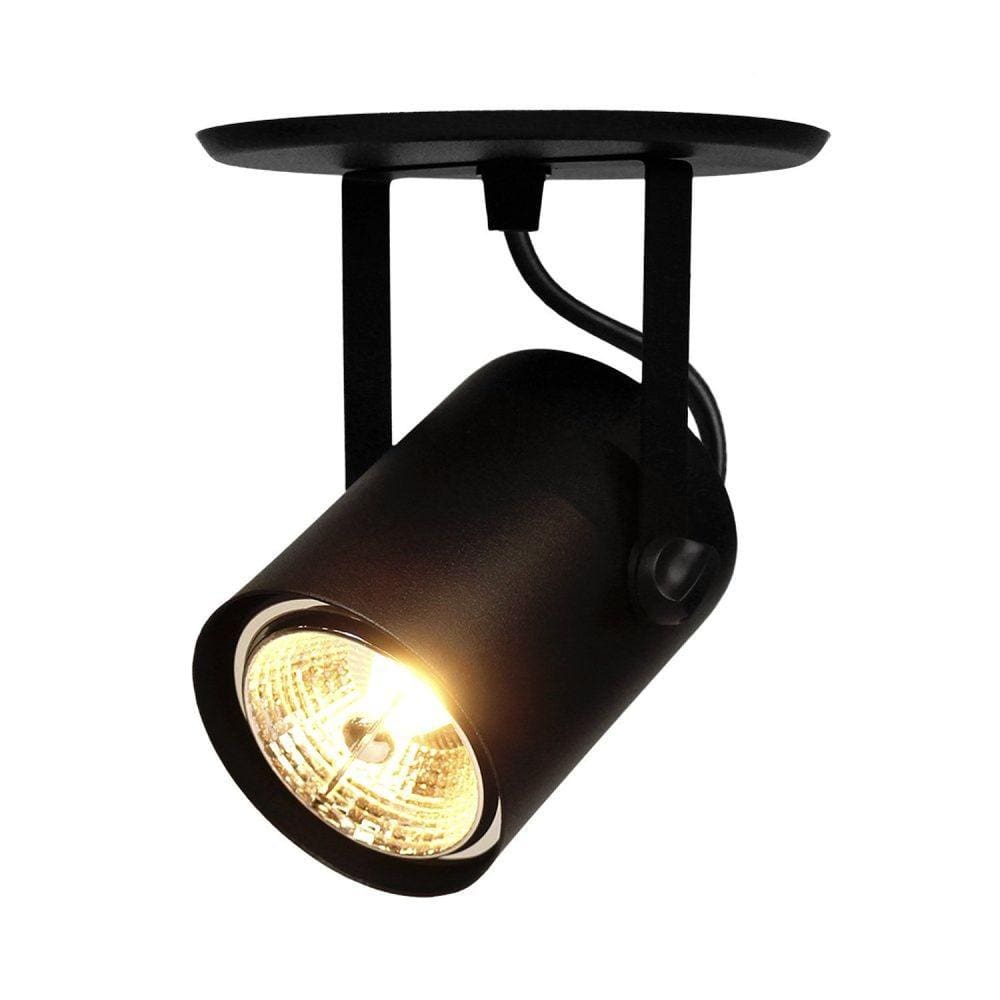 Spot Móvel Sobrepor Cannon Ar70 Preto