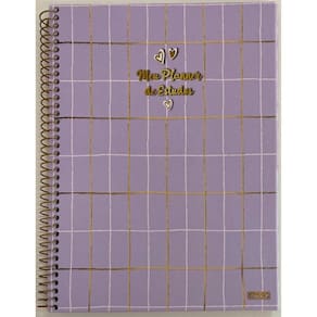 Planner Permanente de Estudo  EspiralCom 84 Fls SD