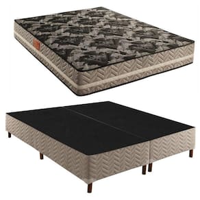 Box King 42x193x203cmcom Colchão Super King Molas Ensacadas 26x193x203cm Galaxy Rustico Prata