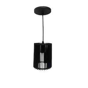 Lustre Redondo Pequeno - Preto Fosco