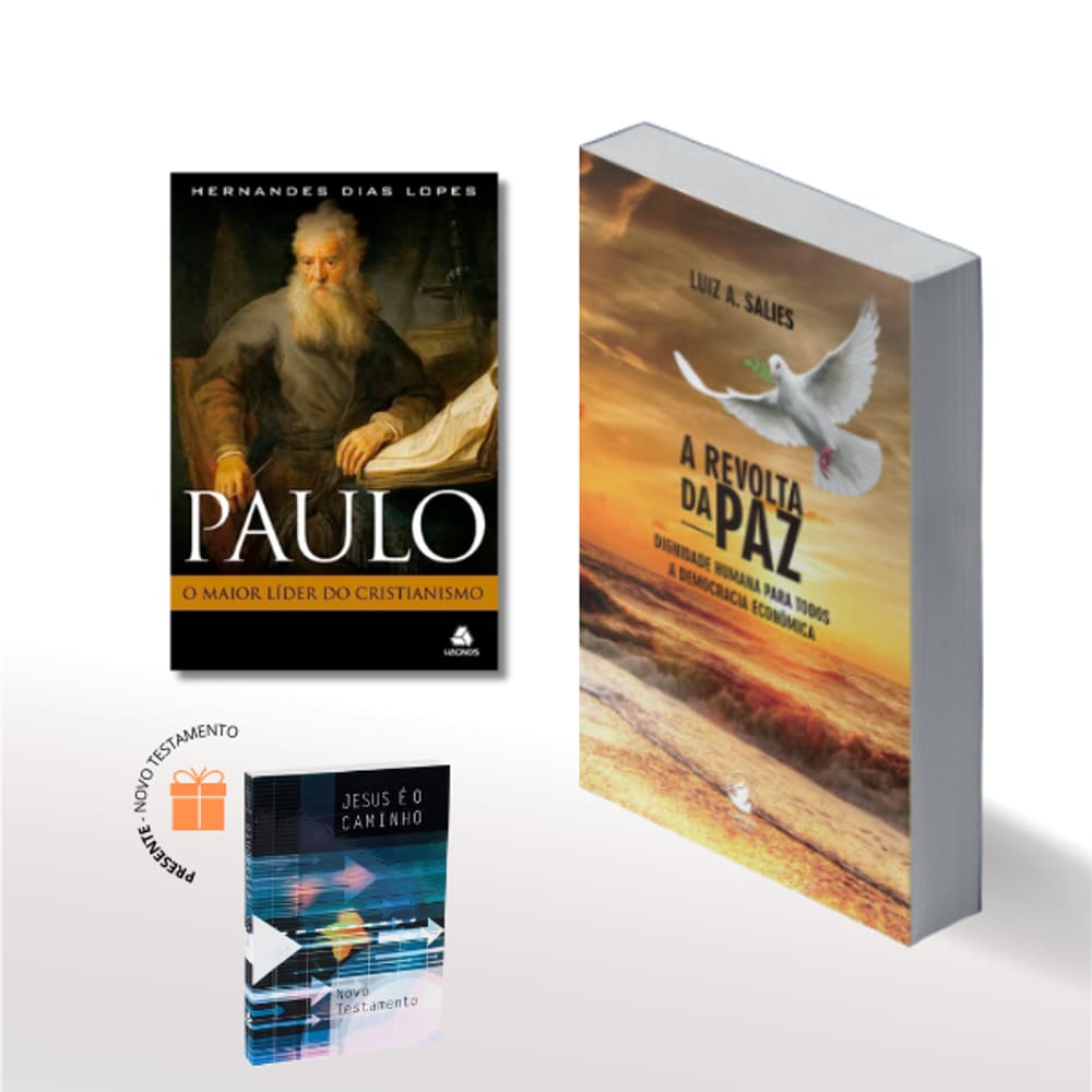 Kit 2 Livros A Revolta da Paz + Paulo, Maior Líder do Cristianismo