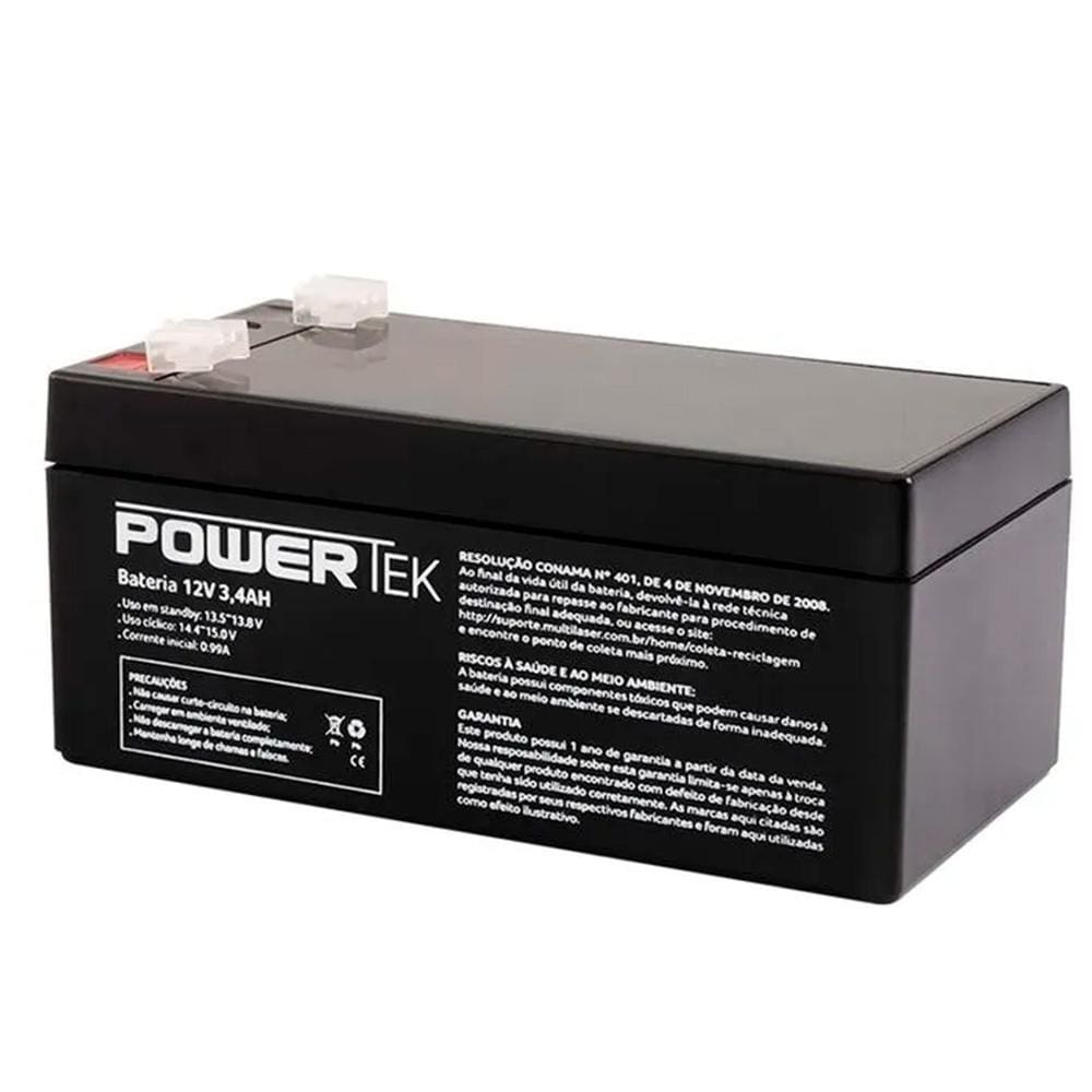 Bateria Powertek 3.4AH 12 VOLTS EN008