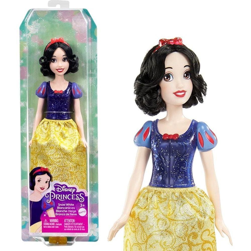 Boneca Disney Princesas Saia Cintilante Branca de Neve Mattel HLW02
