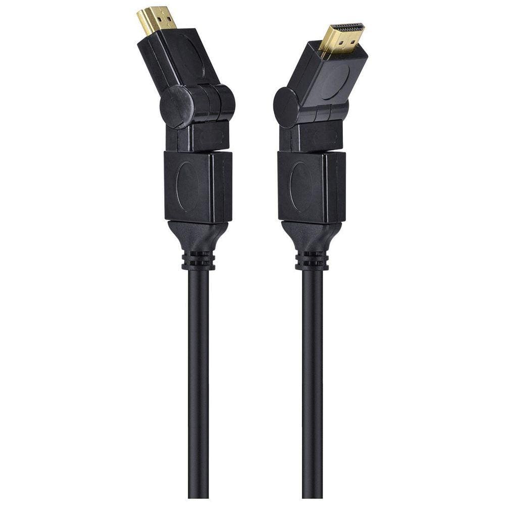 Cabo Hdmi 2.0 4K Ultra Hd 3D Conexão Ethernet 360° 2M