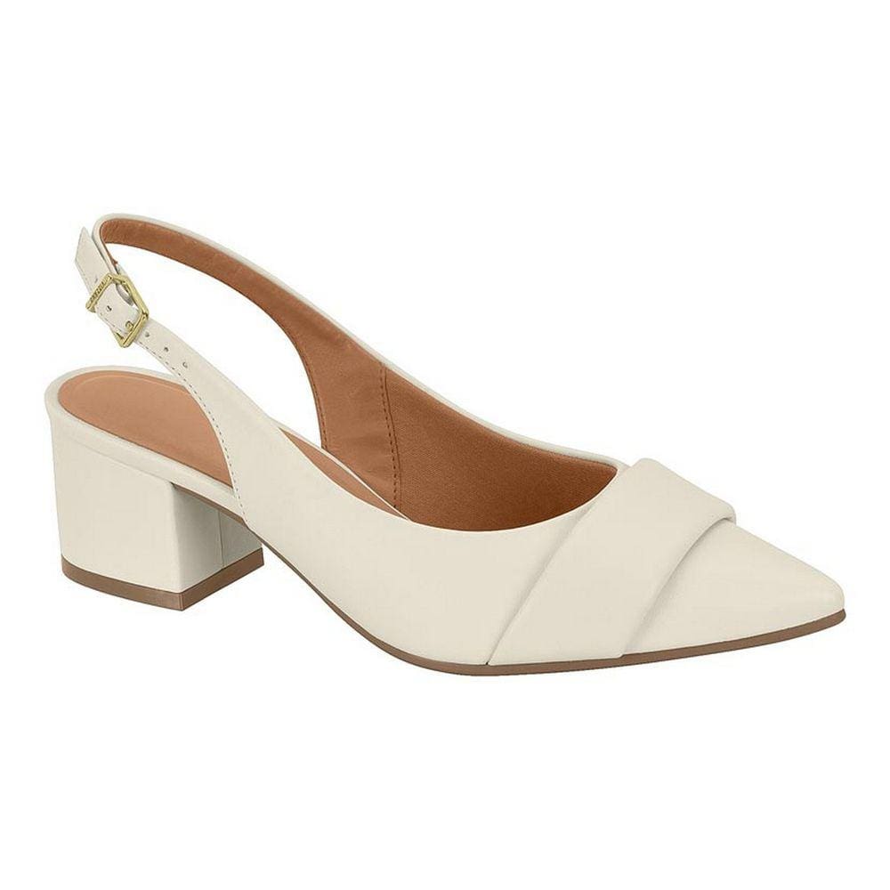 Sapato Feminino Vizzano Bico Fino Aberto Atrás 1220.365