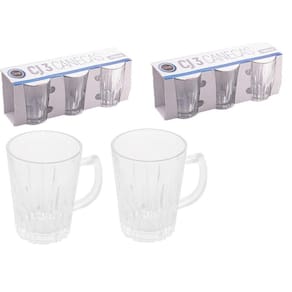 Kit 27 Canecas xicaras Vidro Café Chá Capuccino 170ml Lyor