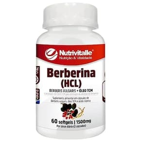 Berberina Hcl 1500Mg 60 Capsulas Nutrivitalle