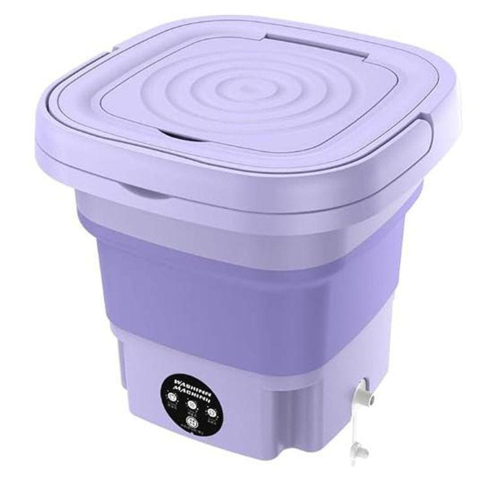 Redefina Suas Viagens A Mini Máquina De Lavar Roupa Dobrável