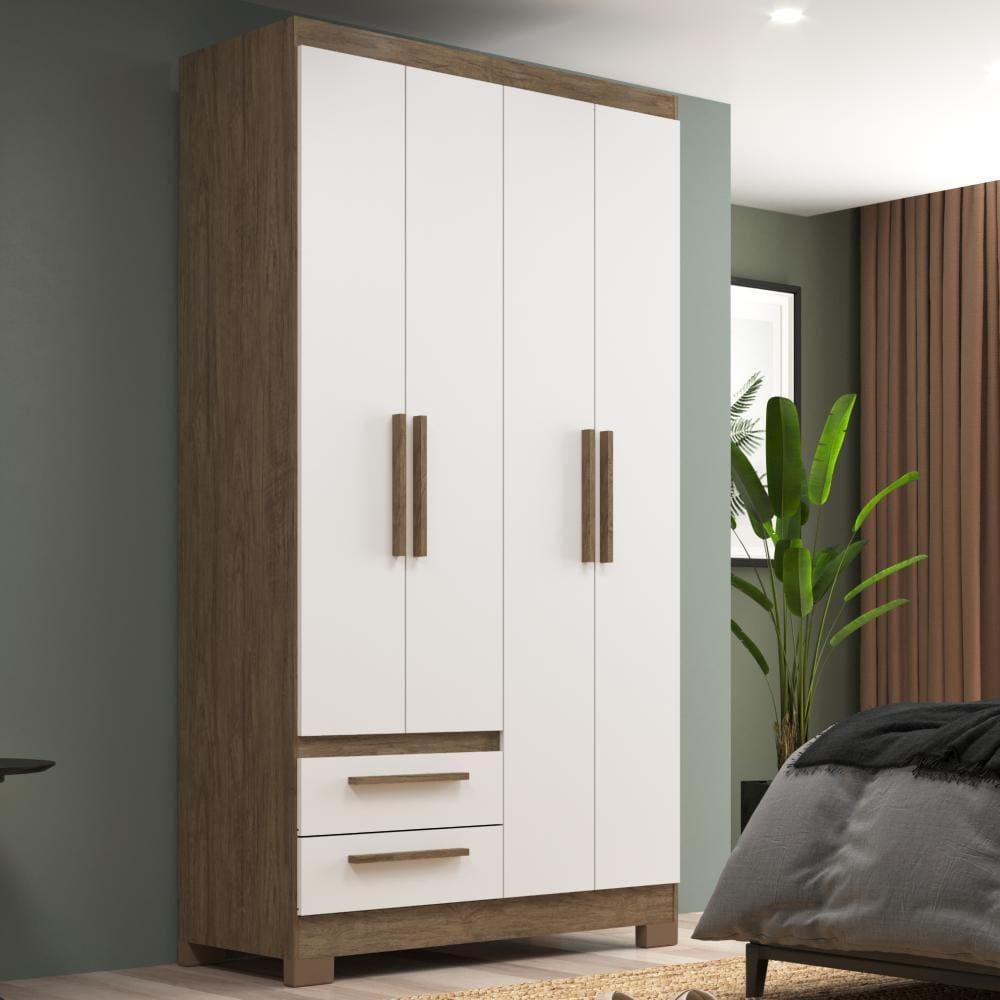 Guarda-Roupa 4 Portas 2 Gavetas Rp2422 Decibal