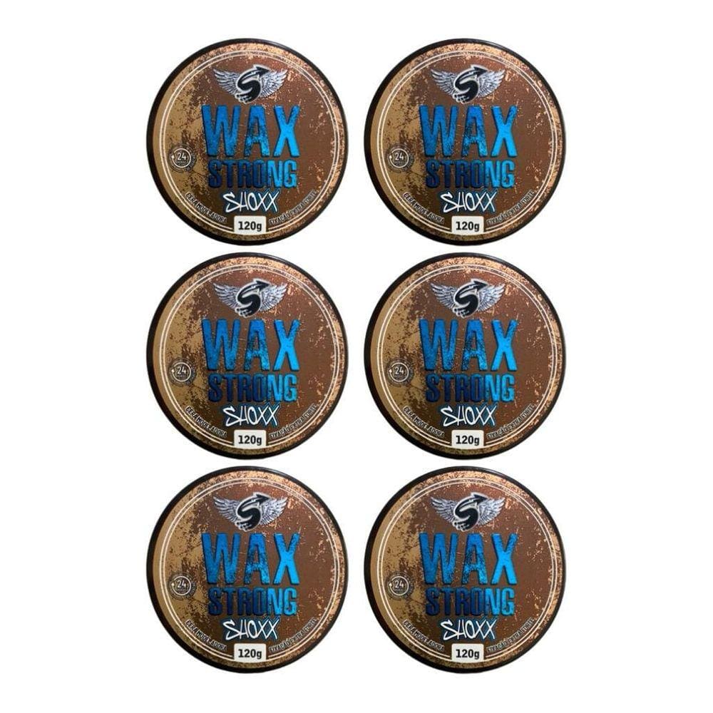 Cera Shoxx Wax Strong 120G - Kit Com 6Un
