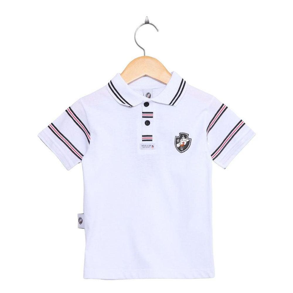 Camisa Polo Infantil Vasco Masculina Oficial