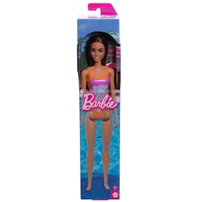 Boneca - Barbie - Praia com Maio Laranja MATTEL