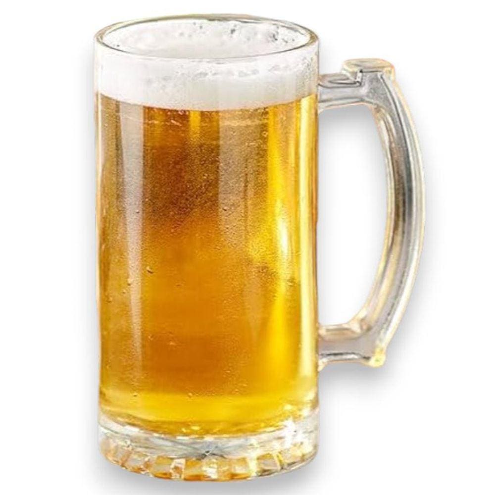 Caneca Chopp Vidro Copo Cerveja Alemã 500Ml Sublimação 1Und