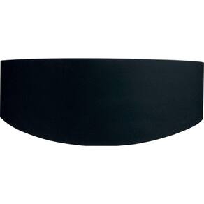 Arandela Hélios Oval Vidro Preto Para Led