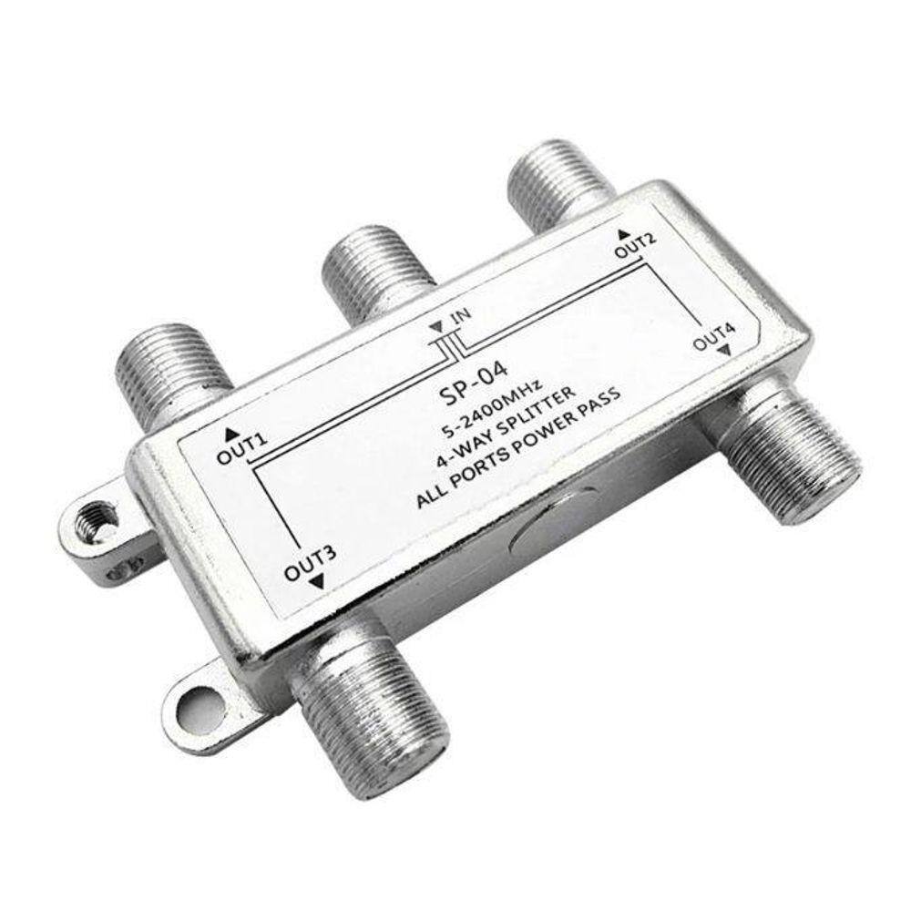 Divisor De Antena 1X4 5-2400Mhz Satelite