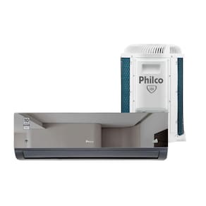Ar Condicionado Split Inverter Philco Espelhado 9000 BTUs Quente e Frio PAC9000IQFM15E 220V