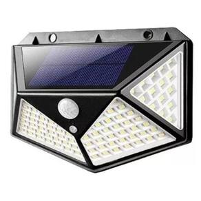 Luz Sustentável: Luminária Solar 100 Leds Para Parede