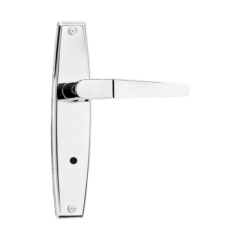 Fechadura Papaiz Fit 5410 Banho Espelho/Alavanca Cromado