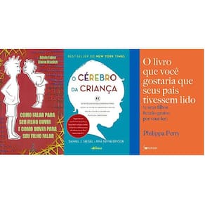 Kit 3 Livros Como Falar Seu Filho Ouvir E Como Ouvir Seu