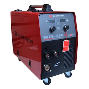 Inversora de Solda Bivolt Multiprocesso Tig, Mig e Eletrodo  - MTE 210 PLUS  Bambozzi