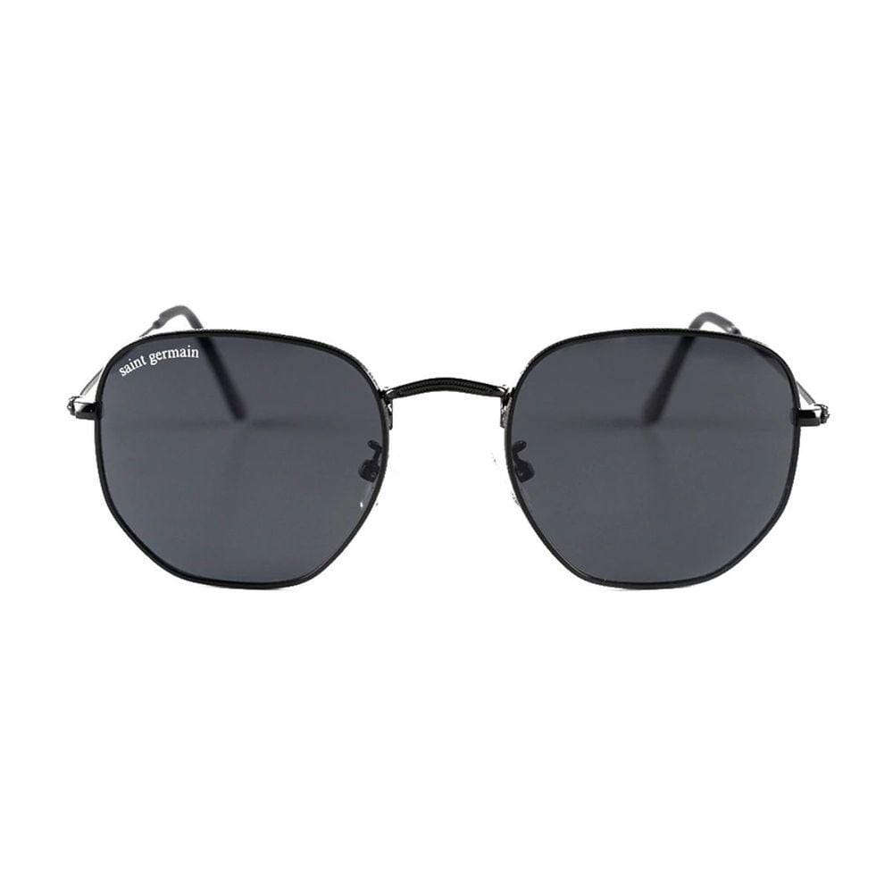 Óculos de Sol Clássico Hexagonal Harbor Full Black-Saint Germain