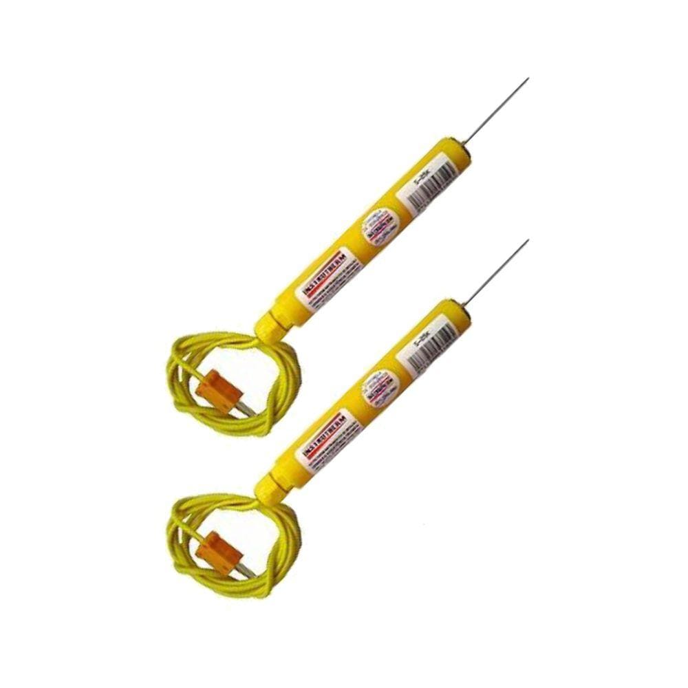 Kit 2 Sensor Tipo K Temperatura -70 A 850ºC Precisão 0,5% S-05k Portátil Instrutherm