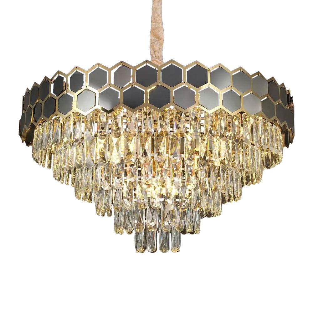 Lustre Pendente Nitrolux LTR-018 Dourado E14 Bivolt