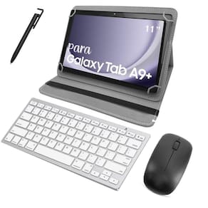 Capa + Teclado + Mouse + Película Para Galaxy Tab A9+ 11