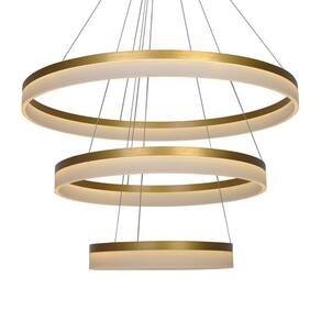 Lustre Pendente Nitrolux ACR-201D Dourado Led Bivolt