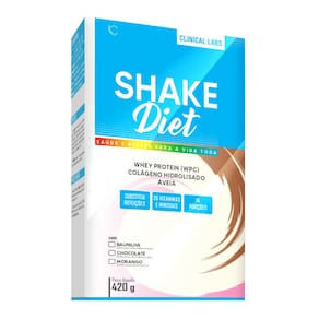 Shake Diet da Clinical Labs Caixa com 420g de Shake para Auxiliar na Perda de Peso e Manutenção da Saúde