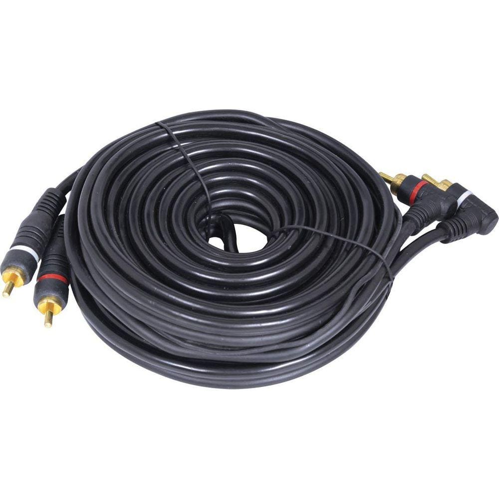 Cabo 2 Rca X 2 Rca 90º Uso Áudio 5M L22M Pc 10