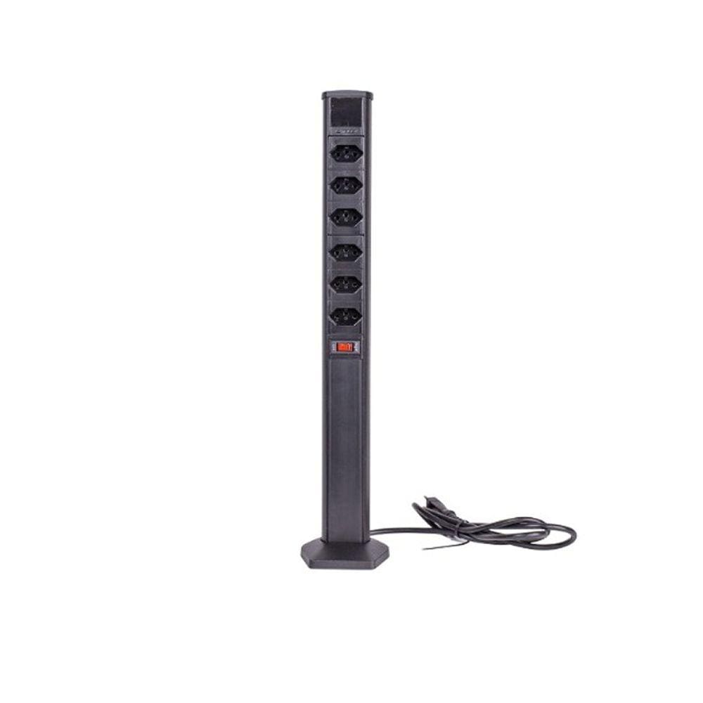 Torre De Tomadas Plus 6nbr 10a Qm52820 QTMOV