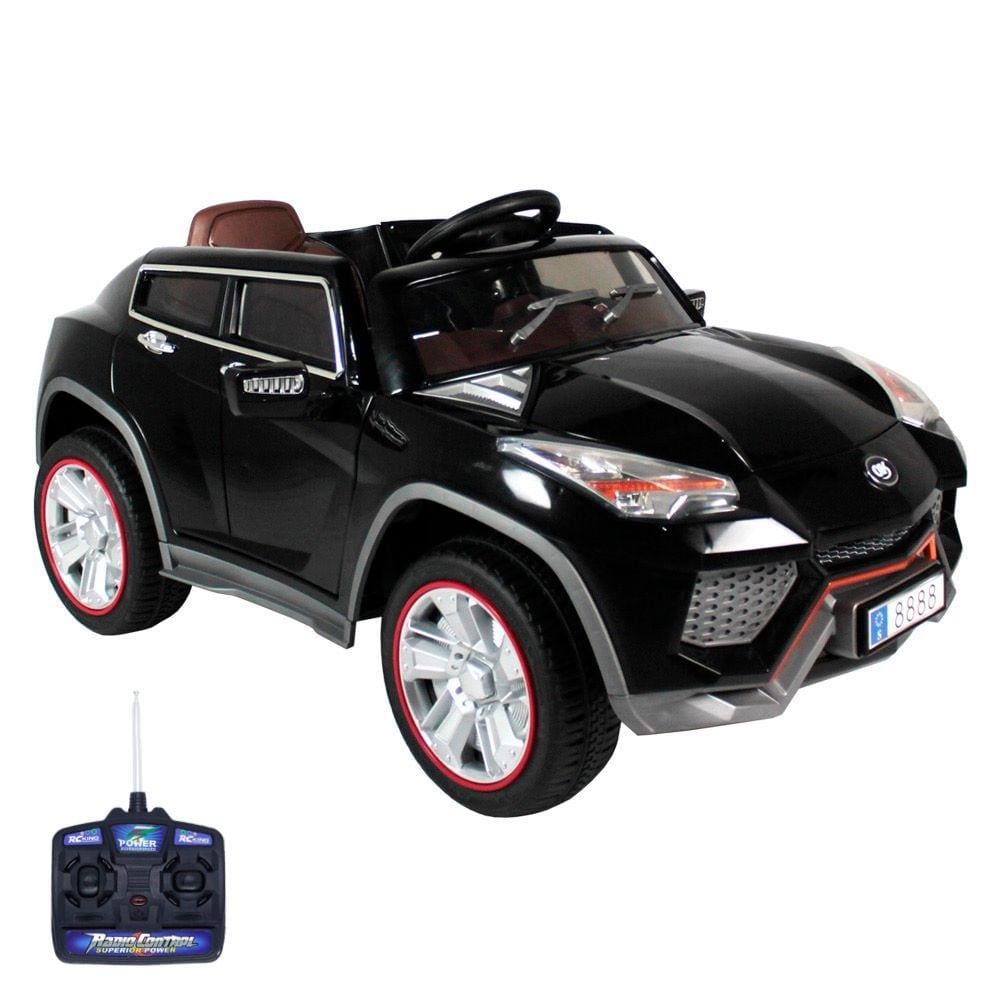 Carrinho Eletrico Infantil Suv Raven, 6v com Controle Remoto Belfix Bel Brink Preto