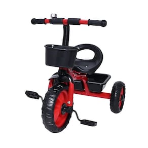 Triciclo Vermelho Com Cestinha E Buzina - Zippy Toys