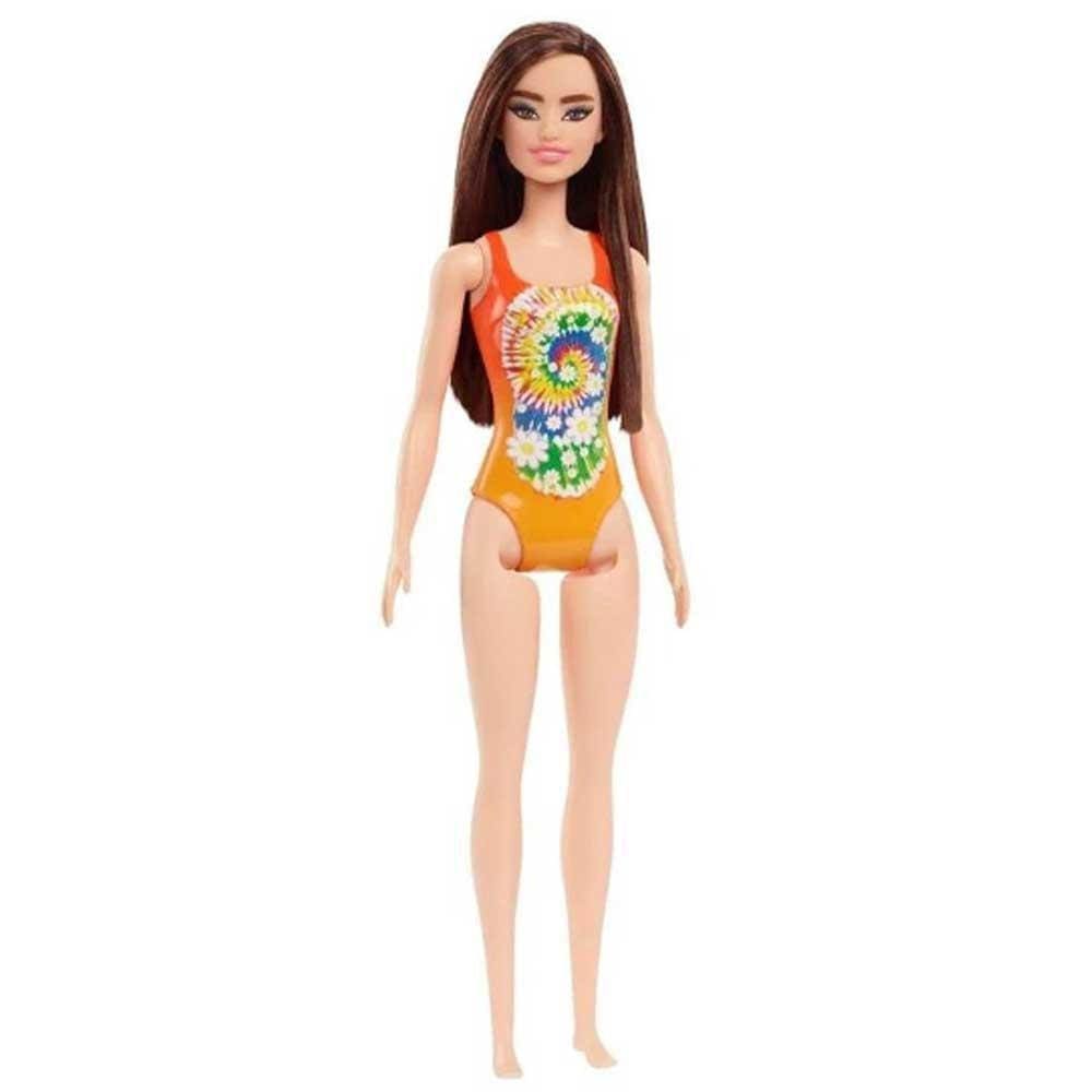 Boneca Barbie Fashion Praia Roupa Laranja Mattel Dwj99 Hdc49