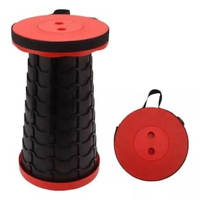 Banco Retrátil com alça - Vermelha - Telescoping