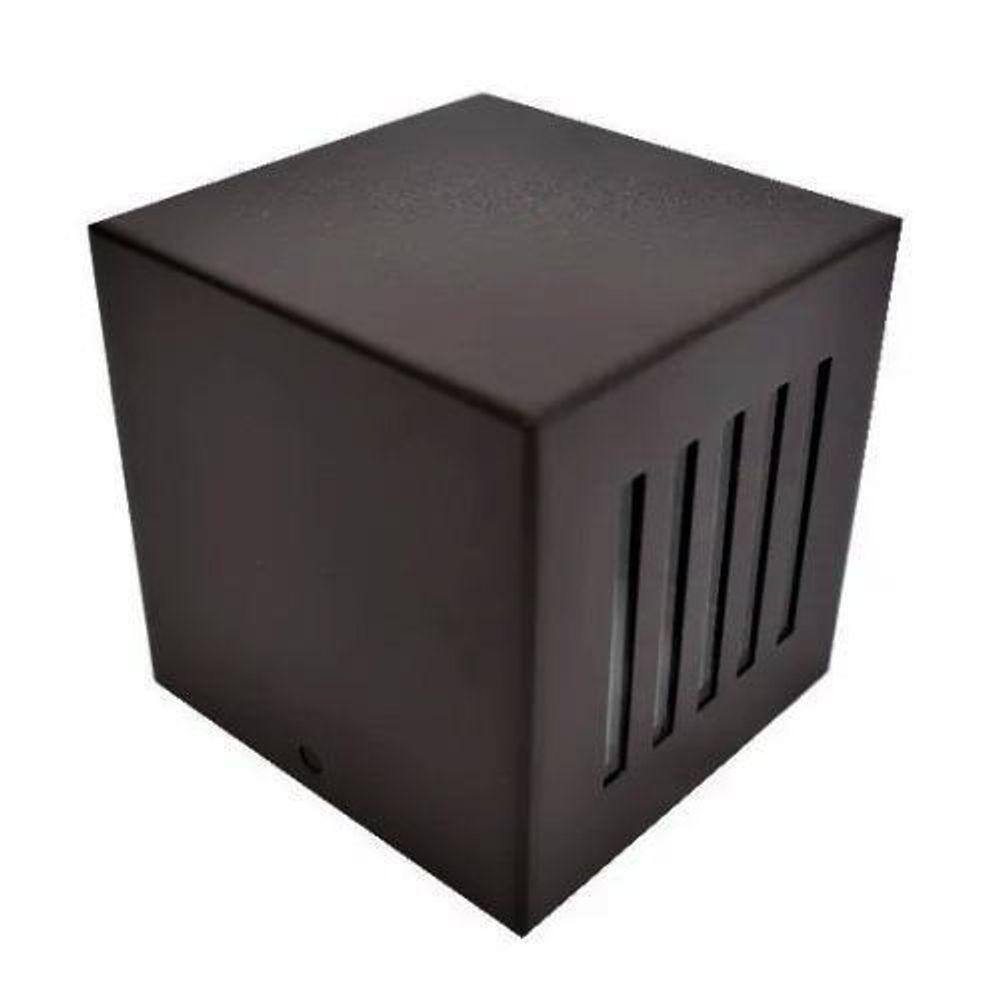 Arandela Cubo 10 Fachos - Preto