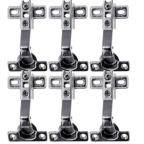 Kit 6 Dobradiça Para Moveis Mini 45º Fgv Tn