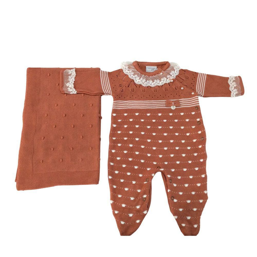 Saida Maternidade Tricot Feminina Noruega Terracota