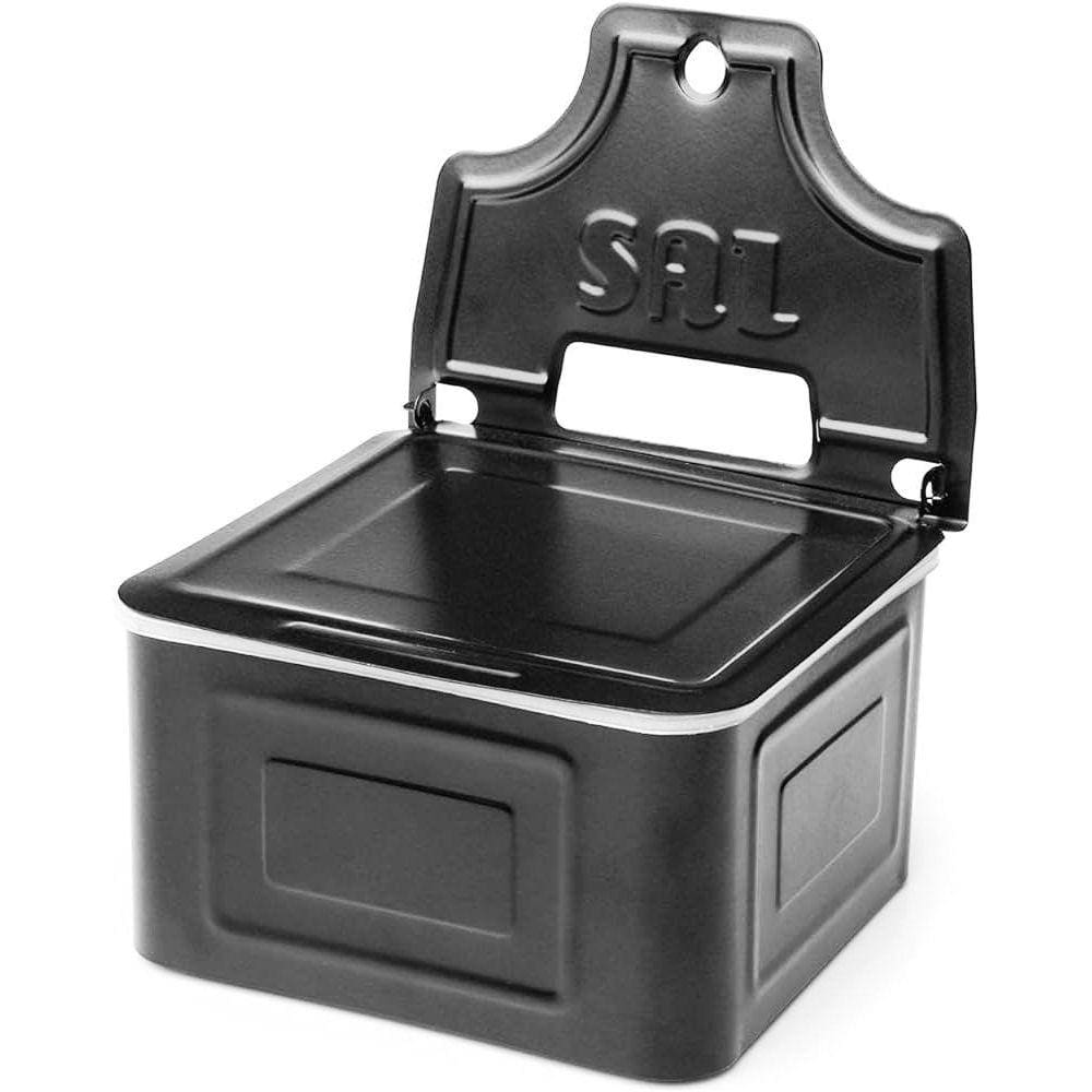 Saleiro Inox Black c/ caixa protetora-mak Inox
