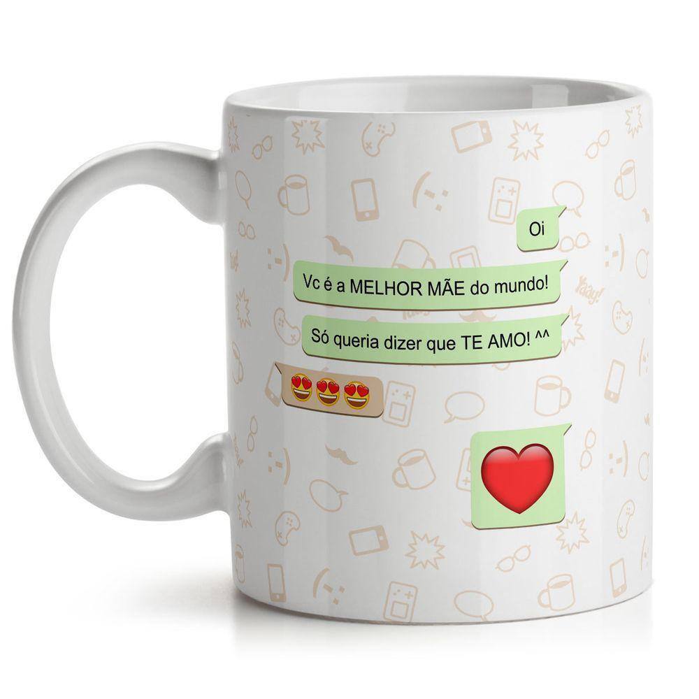Caneca Zap Zap Melhor Mãe Do Mundo
