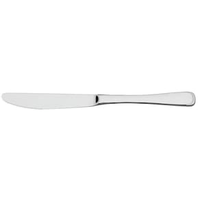 Faca De Mesa Mônaco Em Aço Inox Forjado 6mm Acabamento Alto Brilho Com Detalhes No Cabo