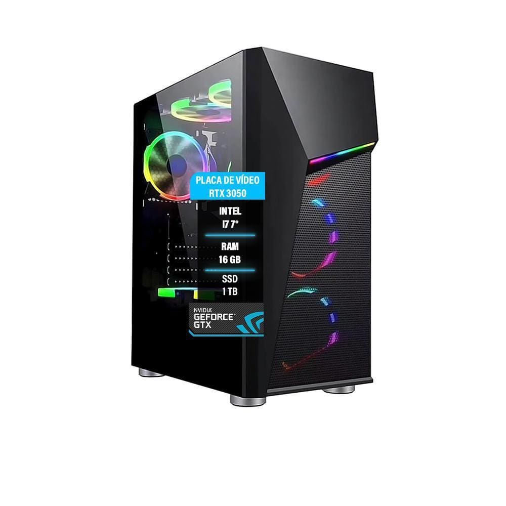 Pc Gamer Intel Core I7 7 Rtx 3050 16Gb Ram Ssd 1Tb