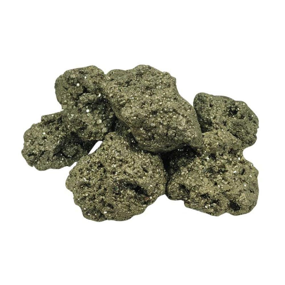 Pirita Bruta Legítima Pedra Coleção Grande 500 Gramas