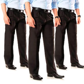 Kit 3 Calças Social Masculina Tradicional Oxford